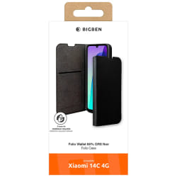 Bigben Folio Wallet Redmi 14C 4G - Noir