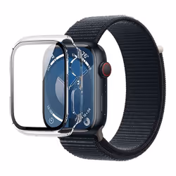 Coque renforcée Apple Watch 7/8/9 45mm avec écran tactile 45mm Transparente + Garantie à vie Force Case