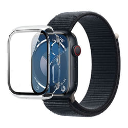 Coque renforcée Apple Watch 7/8/9 45mm avec écran tactile 45mm Transparente + Garantie à vie Force Case