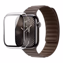 Coque renforcée Apple Watch 10 46mm avec écran tactile 46mm Transparente + Garantie à vie Force Case