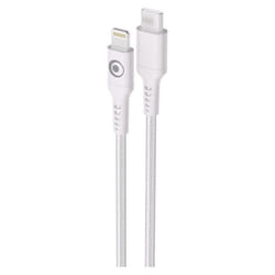 Câble Tissé USB C / Lightning 3A 1.2m PD 60W Blanc Bigben