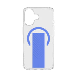 Coque renforcée MagSafe iPhone 16 AIR Grip 3m Bleue + Garantie à vie Force Case