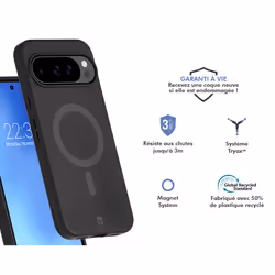BIG BEN FCAIRMAGPIXEL10PXLBK coque de protection pour téléphones portables 16 cm (6.3") Housse Transparent - Vue supplémentaire 2