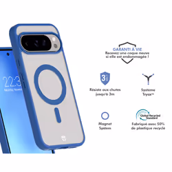 BIG BEN FCAIRMAGPIXEL10PXLBL coque de protection pour téléphones portables 16 cm (6.3") Housse Bleu - Vue supplémentaire 2
