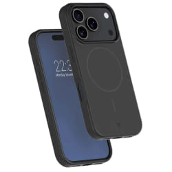 Force Case Coque Silicone pour iPhone 17 Pro Compatible MagSafe Antichoc 2m Noir