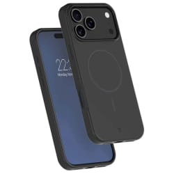 Force Case Coque Silicone pour iPhone 17 Pro Max Compatible MagSafe Antichoc 2m Noir