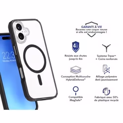 BIG BEN FCAIRFRXTREMAGIP17 coque de protection pour téléphones portables 16 cm (6.3") Housse Noir, Transparent - Vue supplémentaire 2
