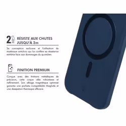 BIG BEN FCPLATMAGIP17BL coque de protection pour téléphones portables 16 cm (6.3") Housse Bleu - Vue supplémentaire 3