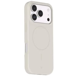 Force Case Coque en Silicone pour iPhone 17 Pro Compatible MagSafe Antichoc 2m Blanc