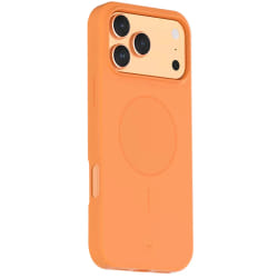 Force Case Coque Silicone pour iPhone 17 Pro Max Antichoc 2m Compatible MagSafe Orange