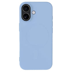 BigBen Connected Coque MagSafe pour iPhone 17 en Silicone Ultra Douce et Résistant Bleu ciel
