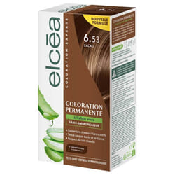 Elcéa Coloration Permanente à l'Aloe Vera 122 ml - Coloration : 6.53 Cacao