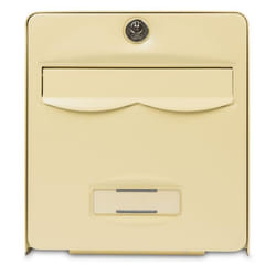BURG WACHTER Boîte aux lettres Balthazar en acier galvanisé - 1 porte - Beige