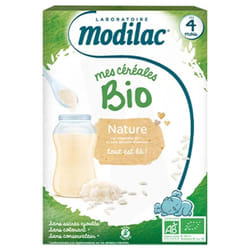 Modilac Mes Céréales Bio Dès 4 Mois Nature 250 g