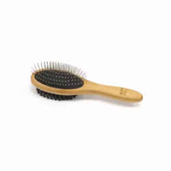 Brosse de toilettage bambou