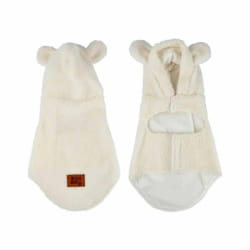 Paris Prix Veste Doudou pour chien Wooly - 35 cm - Écru