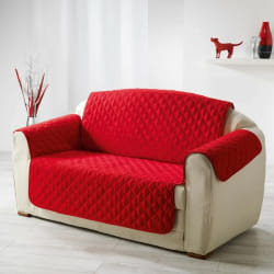 Paris Prix Protège Canapé Matelassé Club - Rouge