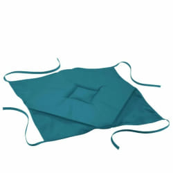 Galette de chaise Essentiel 36x36 - Pétrole