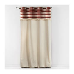 Rideau tamisant en coton 140 x 240 cm Atlas Terracotta