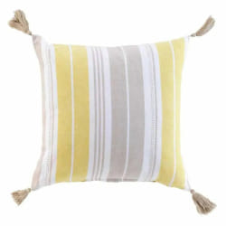 Paris Prix Coussin Tissé Jaune