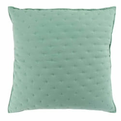Paris Prix Housse de coussin Mellow - Menthe & Blanc