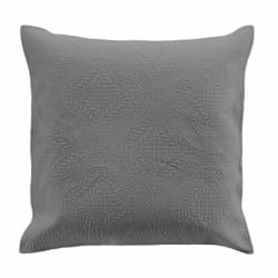 Paris Prix Housse de Coussin Romane - Anthracite - 60x60cm