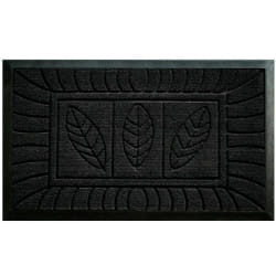 Paris Prix Tapis Feuilles - Noir 45x75