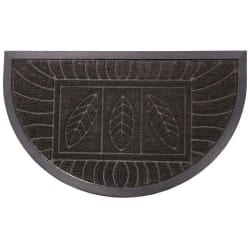 Paris Prix Tapis d'Entrée Demi-Lune Feuilles