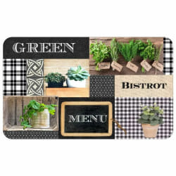 PARIS PRIX Tapis Cuisine Green Bistrot - Multicolore