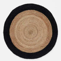 Paris Prix Tapis Rond Salem - 90cm Noir