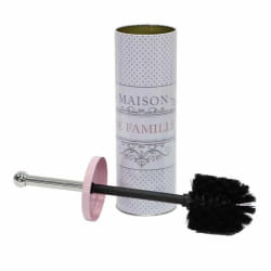 Brosse WC Imprimé Maison - Blanc