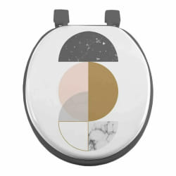 Paris Prix Abattant WC Geomarbre Multicolore