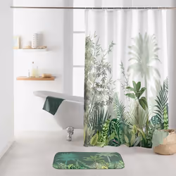 Rideau de Douche Vagabonde 180x200cm Kaki