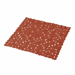 Tapis de douche Paris Prix - Galets Terracotta - 52 x 52 cm