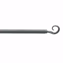Paris Prix Tringle Déco Spiralia 80-110 cm - Gris