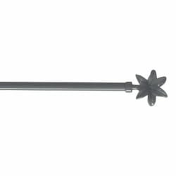 Tringle Déco Extensible Fleurella 40-60cm - Gris