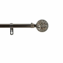 Tringle Déco Globa - Nickel 120-210cm