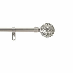 Tringle Déco Extensible Globa 120-210cm - Chromé