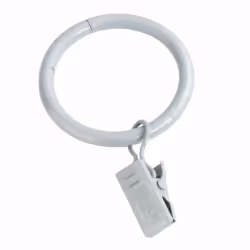 Anneaux Pince Gris & Argent