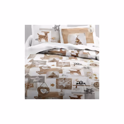 Parure de lit coton 220x240 cm Today Snow Deer