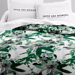 Housse de couette Coton Passiflore et taie d'oreiller Today - PD7367-240