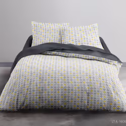 Planete Discount PD7919, Motifs, Lavage en machine, 40 °C, Oeko-Tex, Sunshine, 220 x 240 cm