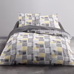 Planete Discount PD8119-240, Motifs, Lavage en machine, 40 °C, Oeko-Tex, Sunshine, 220 x 240 cm