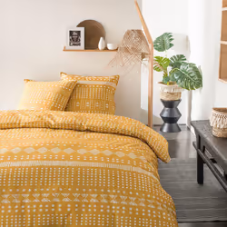 Planete Discount PD10882-220, Motifs, Lavage en machine, 40 °C, Oeko-Tex, Sunshine, 220 x 240 cm