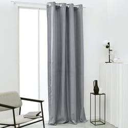 Les Tendances - Today Rideau Isolant Thermique Essential Uni - 140 X 240 Cm - Acier