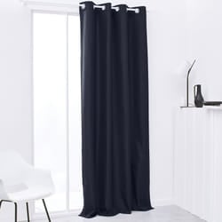 Rideau isolant thermique à 8 oeillets "Essential" - Bleu navy - l 140 x L 240 cm - Livraison gratuite