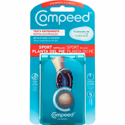 Compeed 4534543, 4 x 6,6 cm, 5 pièce(s), Ovale, Transparent, Blanc, CE