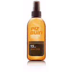 Piz Buin Wet Skin, Spray de protection solaire, Corps, Spray, Protection, Lissage, Apaisant, Tous types de peau, 150 ml