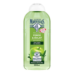 Le Petit Marseillais - Shampooing doux Force & Eclat Pomme & Feuilles dOlivier - 300ml