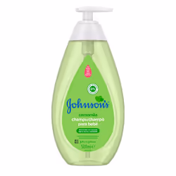 Johnson's Chamomile Baby Shampoo, 500 ml, 500 ml, Hypoallergénique, Testé dermatologiquement, Testé par un pédiatre